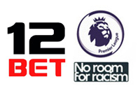 Premier League Bagde&No room for racism&12 Bet Sponsor